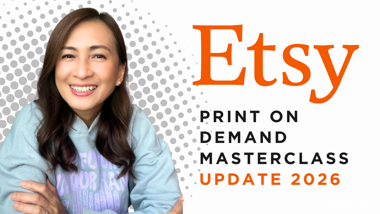 Etsy POD Print on Demand Masterclass สร้างรายได้ ด้วยการขาย POD บน Etsy